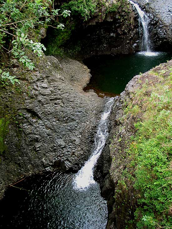 Maui submerged rock pools